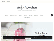 Tablet Screenshot of einfachkochen.com